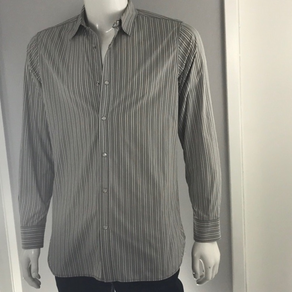 Men’s Banana Republic Snap Down Striped Shirt. Make an offer!
